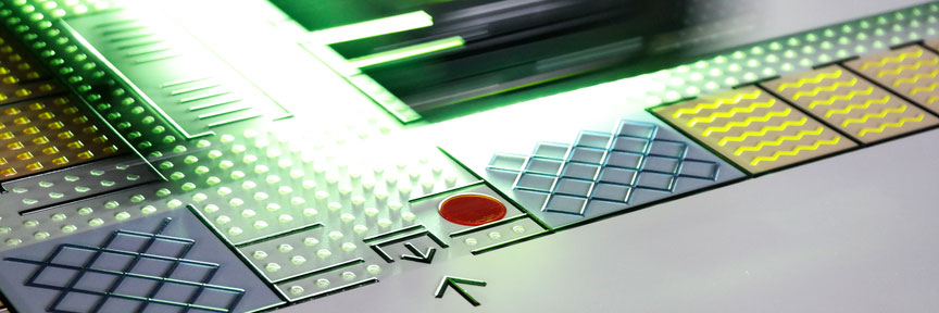 Türschild taktiles Leitsystem